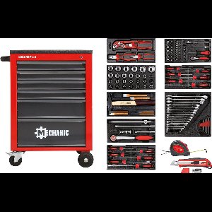 Gedore RED R21560001 119-delige Gereedschapswagen Mechanic