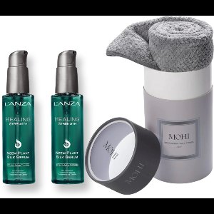 2x Lanza Neem Plant Silk Haarserum - 100 ml & Microvezel handdoek