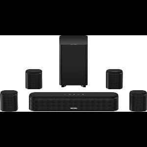 ULTIMEA - 7.1 Virtual Surround Sound Bar - Soundbar voor tv - met 4 surround speakers - App bediening - Soundbar met subwoofer - Aura A40