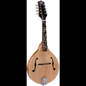 SX SMA600 A-Style Mandoline – Massief Sparren Top, Gevlamd Okoumé & Gigbag