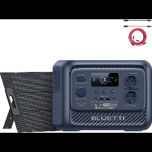 BLUETTI Elite 100 V2 1024Wh 1800W Blauw draagbaar zonne-energiestation met 200W Zonnepanelen PV200 Voor kamperen, Camper, Wandelen, Noodgeval.