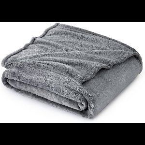 Travelhawk Fleece Deken - 150x200 cm - Voor Bank, Slaapkamer & Woonkamer - Fluffy Fleece Deken & Fleece Plaid - Grijs