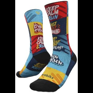 Wabiks Born To Run Crewsokken Veelkleurig EU 43-46 Man,Vrouw