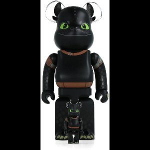 100% & 400% Bearbrick set - Toothless