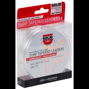 Kali Kunnan Solid Surf 15 M Taps Toelopende Onderlijn Transparant 0.180-0.570 mm