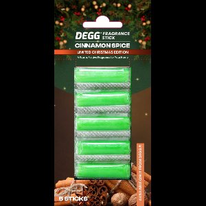DEGG® Stofzuiger Geurstaafjes – Cinnamon (kaneel) Spice Kerstgeur – Stofzuiger Parfum & Verfrisser – Limited Christmas Edition – 5 Sticks