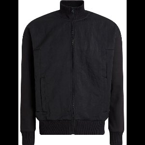 Calvin Klein Mix Media Interlock Sweatshirt Met Rits Zwart 2XL Man