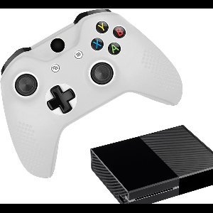 Gadgetpoint - Hoesjes & Skins voor Xbox One - Performance Gaming Case - Soft Grip Covers - Anti-Slip Controller Accessoires - Wit Grip