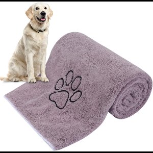 Stunq® Super Absorberende Huisdierhanddoek Microvezel - 76 x 127 cm - Hond & Kat