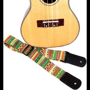 Cosensi - Ukulele Strap Hawaii Verstelbare Hals Sling Riem Schouderriem Voor 4 String Gitaar Sopraan Concert Tenor Bariton, Meerkleurig, 107*4.5*1cm/42.1*1.8*0.4in