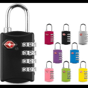 Vardaan® TSA Reisslot - Kofferslot - Cijferslot - Gecertificeerd slot - Slot met cijfercode - 3-cijferige combinatie - Zwart - 2 stuks - Vardaan TSA Bagageslot: Reis Veilig & Relaxed - Zorgenvrij Onderweg - 2 stuks