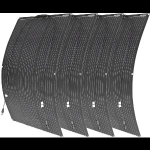 Zonnepaneel - Zonnepanelen - Monokristallijne Solar Kit - Flexibel - ETFE - Buigzaam - Waterdicht - Lichtgewicht - 400W - 4 Stuks - voor Boot - Camper - Caravan - RV of Tuin