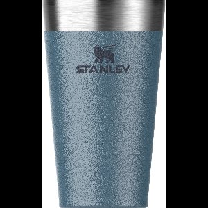 Stanley Adventure Stacking Beer Pint 0.47L - Houdt Bier of Andere Dranken 4 Uur Koud - Stapelbare Camping Beker - Dubbelwandige Isolatie - Vaatwasserbestendig - Hammertone Lake