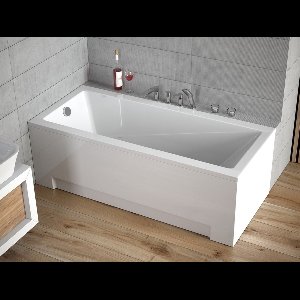 Sanifun inbouw ligbad Charis 1300 x 700 + FRONT
