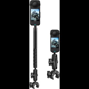 Motor Mount Bundle 4 Insta360 - Motorcycle Klem Mount 4 Insta360 - Pro Motor kit -Bike Mount for Insta360 - Invisible Selfie Stick 1.5m - Motorcycles - Motor bundle 4 Insta360 One X5 X4 X3 X2 X R GO Ace GO3 GO - Fiets Mount - Motor - Camera