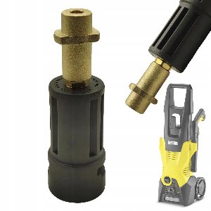Adapter / ombouwset voor hogedrukreiniger Bajonet naar Kärcher K Bajonet (messing)