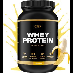 CN Supplements Whey Protein - Banaan - Eiwitpoeder - Eiwitshake - 1000 gram - 28 Shakes