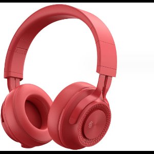 KINSI Bluetooth Headset - Unbeatable Ultra - Long Battery Life, 3.5mm Audio Cable for Versatility - Stylish Options in Black, Red & Grey - Perfect for Work, Music & Gaming