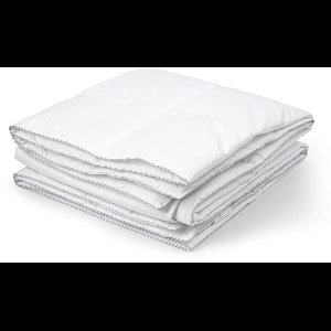 Droomtextiel Zomer Dekbed - 100% Puur Katoen - Dun katoen Zomerdekbed -200x200 cm - Absorberend, Verkoelend Dekbed