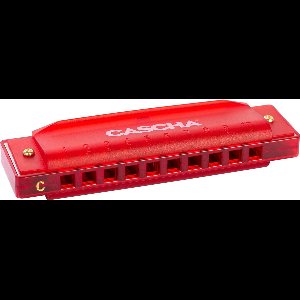 Cascha Verlag Fun Blues Mundharmonika Rot - Diatonische mondharmonica