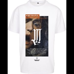 Mister Tee - Dusa Painting Oversize Heren T-shirt - XS - Wit