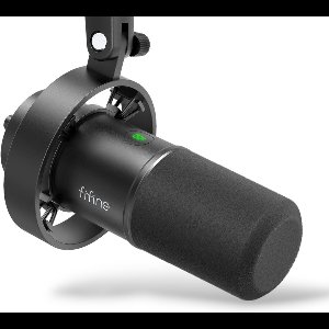 FIFINE - K688 - USB / XLR - Dynamische Microfoon - Streaming - Podcasting - Gaming - Geschikt voor PS4 / PS5 / PC - Zwart