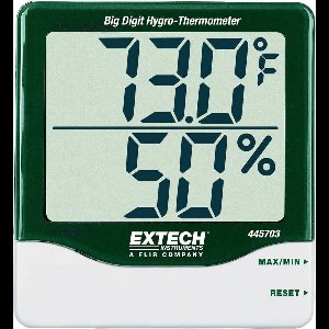 Extech 445703 – Thermo- en hygrometer – Groen, Wit