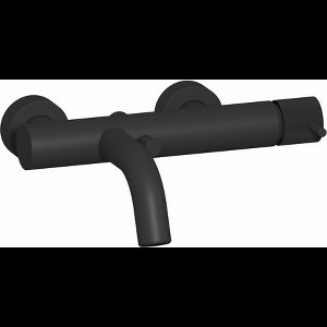 Plieger Roma badkraan met omstel en koppelingen HOH=15cm mat zwart