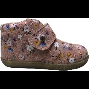 Falcotto - Conte VL - Mt 22 - velcro suede schoenen- bloemen print - roze