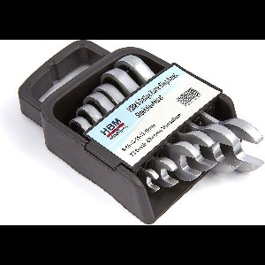 HBM 6 Delige Korte Ring , Ratel , Steeksleutelset