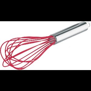 Cuisipro klopper - 8 draden - 30 cm - rood