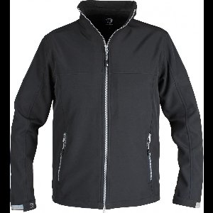 Horka Softshelljas Unisex Zwart Maat Xxl