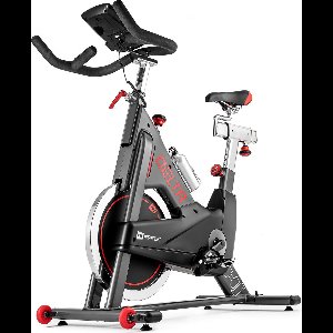 Hop-Sport spinningfiets HS-045IC Bravo Speedbike – Indoor Cycling Fiets met LCD-display en 18 kg Vliegwiel – Max. 120 kg, Zwart