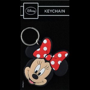 Sleutelhanger - Disney Minnie Mouse - rubber - metalen ring