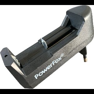 PowerFox® - Batterij oplader 2025 voor 18650 14500 16430 Batterijen | Oplader voor Oplaadbare 18650 Batterijen