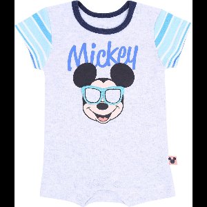 Grijze body/rampers Mickey Mouse DISNEY