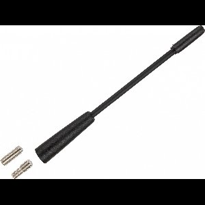 Antenne spriet flexibel 14cm AM/FM, met M5 en M6 verloopjes