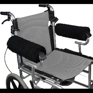Rolstoelarmleuningkussens - 2 stuks - Traagschuim - Zacht - Ondersteunt de druk en vermindert pijn - Geschikt voor rolstoelen, bureaustoelen, transportstoelen, scooters - ANMI