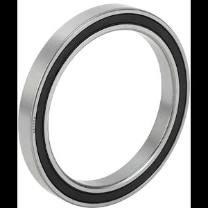 6814VV Deep Groove Ball Bearings P6 70x90x10mm Lubricated Bearings Double Rubber Seal Black Silver Tone Scooter Skateboard Wheel