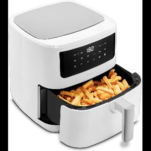 SCH® Mini airfryer - Airfryer - Airfryer klein - Wit - ‎40cm x 33cm x 33cm