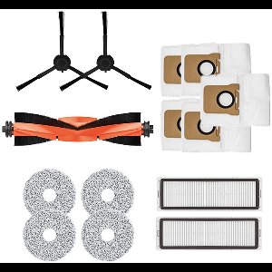 Zijborstelfiltermop Stofzak Geschikt voor Dreame S10/x10/L10s Ultra Pro veegrobot