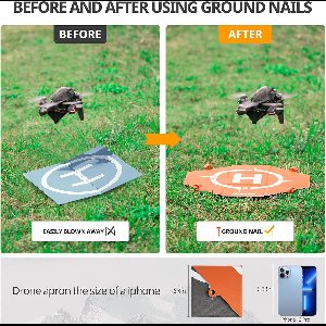 Indsutrialhome Drones Landeplaats Landing Pad – Universeel, Snel en Compact Vouwbaar – Geschikt voor DJI Mini 4K, Mini 3 Pro, Mavic 3, DJI Air 2S, Mavic 2 en Meer