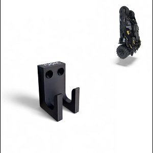 YUOM. Wall Mount voor LEGO Technic Batman Batmobile Tumbler - incl. schroeven & pluggen - Muurbeugel LEGO Technic Car Wall Mount - Batman Batmobile Tumbler - Lego houder auto modellen - Lego Batman Batmobile - Zwart