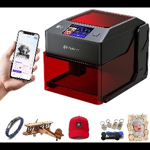 Laser Graveermachine 5W - 3.5 Inch Touchscreen - Zwart - Laser Cutter - Hout Acryl Laser Snijmachine - Ultra Dunne Laser