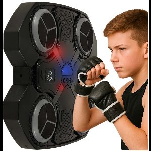 Boxing Wall Shield Trainer met Bluetooth & LED – Fun & Training voor Kids 8+