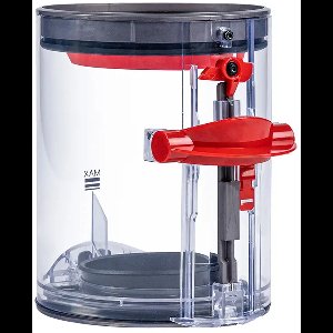 SQOON® Stofreservoir geschikt voor Dyson V10 / SV12 - Gelijk aan model: 969509-02 - Compact formaat 145 mm - Ideale vervanging voor versleten of beschadigde stofopvangbak