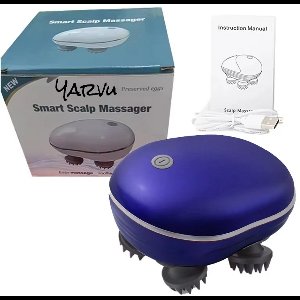 Elektrisch Hoofdmassage Kriebel Apparaat met infrarood - Massageapparaat Mens / Dieren / Honden / Katten - Hoofd Massage - Hoofdmassagespin - Scalp Massager - USB Oplaadbaar - Blauw