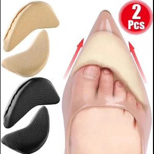 Spons Voorvoet Inlegzolen Vrouwen | Pijnbestrijding Hoge Hak Inlegpads | Comfortabele Schoenaccessoires | Maat Filler en Protector voor Verminderen van Druk | Inlegzolen voor Hakken | Voorvoet Kussen voor Schoenen