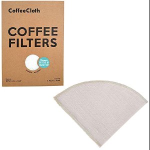Set van 3 herbruikbare koffiefilters van hennep - Permanent filter voor Hario V60 en Chemex