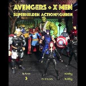ACTIONFIGUREN 3 - Avengers + X Men